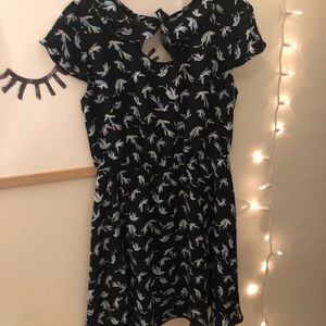 Lauren Conrad Bird Pattern Dress